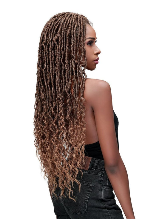 Nu Faux Locs with Curly End